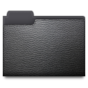 Leather folder icon